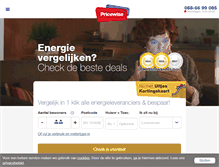 Tablet Screenshot of energieprijzenvergelijken.com